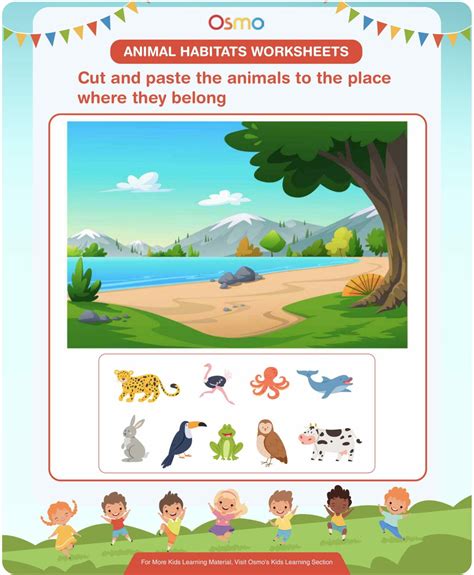 Habitat For Animals Worksheets