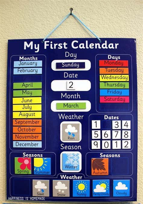 Calendários!!! | Classroom calendar, School calendar, Kids calendar