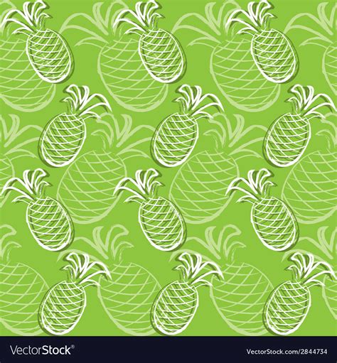 Pineapple pattern Royalty Free Vector Image - VectorStock