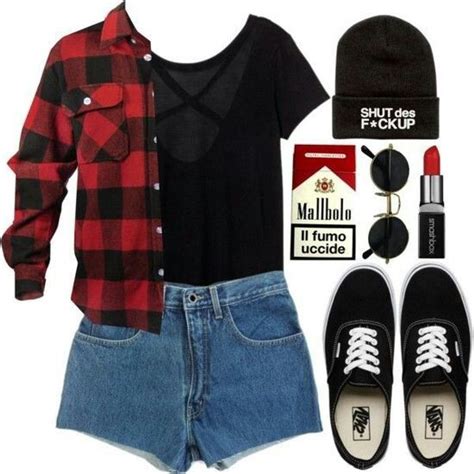 17 Best images about Black Vans Outfit on Pinterest | Red skater skirt, Laid back outfits and ...