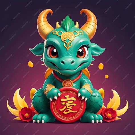 Premium Photo | Chinese dragon zodiac mythical creature illustration ...