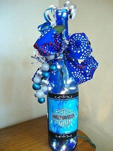 Harley Davidson Blue Wine bottle light | eBay | Blue wine bottles, Bottle lights, Lighted wine ...