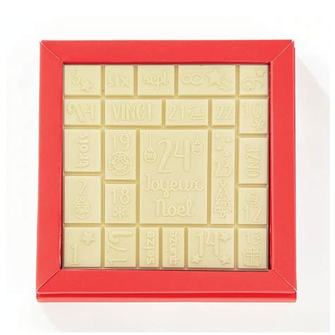 Calendrier de l'Avent chocolat blanc