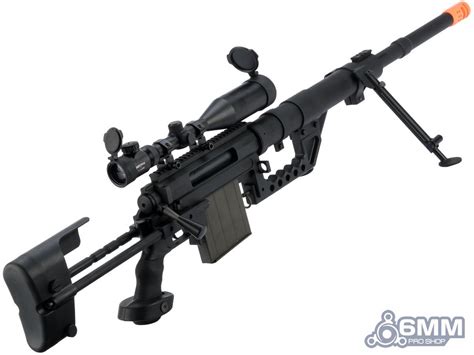 CheyTac Licensed M200 Intervention Bolt Action Custom Sniper Rifle (Model: Black), Airsoft Guns ...