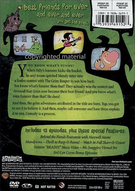 Grim Adventures Of Billy & Mandy, The: The Complete Season 1 (DVD) | DVD Empire