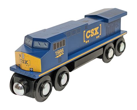 CSX Diesel Locomotive wooden train | Choo Choo Track & Toy Co.