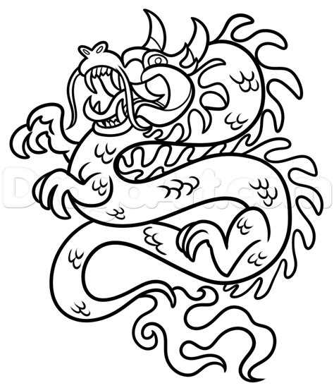 Chinese Dragon Drawing | Free download on ClipArtMag