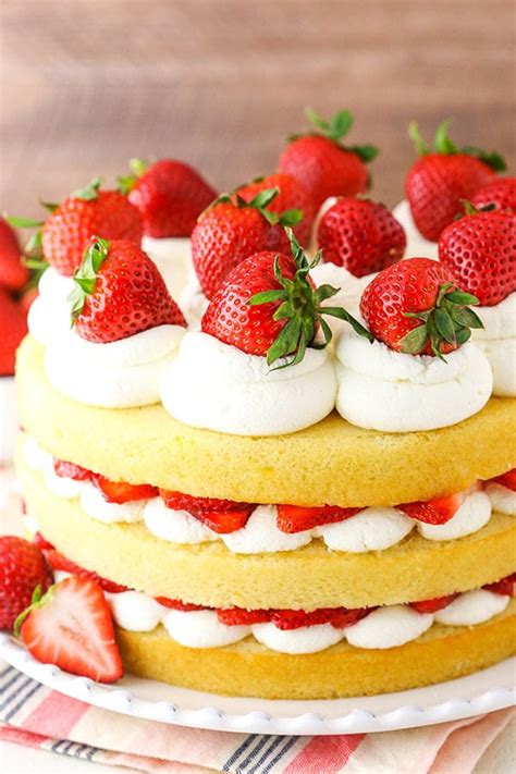 Easy Strawberry Shortcake Cake Recipe | Life Love and Sugar