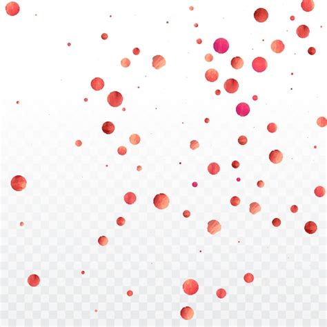 Premium Vector | Red confetti background.