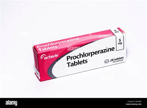 Prochlorperazine tablets anti-nausea and sickness pills Stock Photo - Alamy