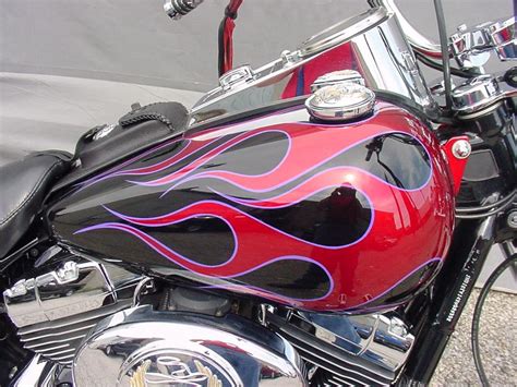 flame paint | Custom Paint For Your Harley Davidson From Rollingthundercyclescom | Custom paint ...