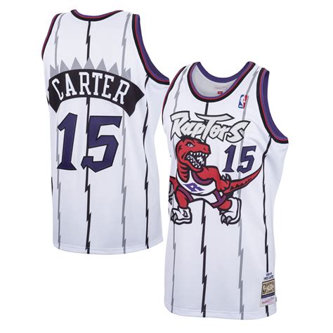 Toronto Raptors Vince Carter Hardwood Classics Home Swingman Jersey By ...