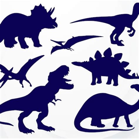 Papercraft Dinosaur Svg Bundle t-rex svg dinosaur silhouette svg kids ...