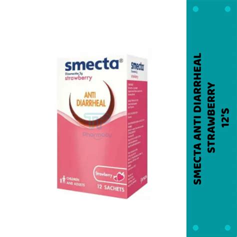 SMECTA ANTI DIARRHEAL STRAWBERRY FLAVOUR 12'S | Lazada