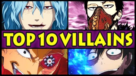 My Hero Academia Top 10 Villains