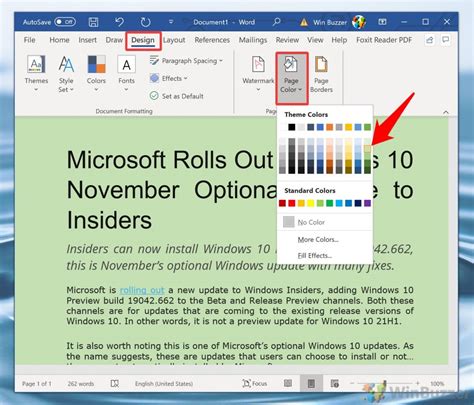 How to Change Background Color or Background Image in Microsoft Word