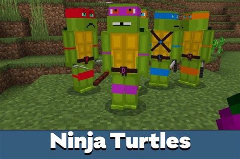 Download Ninja Turtles Mod for Minecraft PE - Ninja Turtles Mod for MCPE