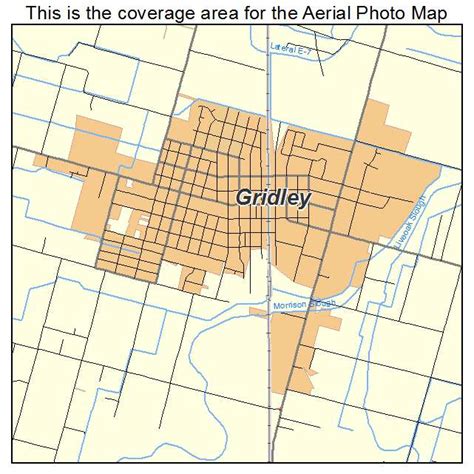 Aerial Photography Map of Gridley, CA California