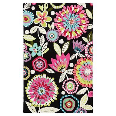 Bella Floral Teen Rug | Pottery Barn Teen