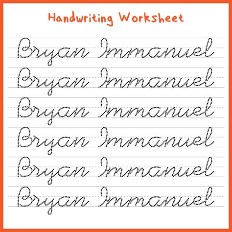 Free Printable Cursive Name Tracing Templates - Free Printable Worksheet