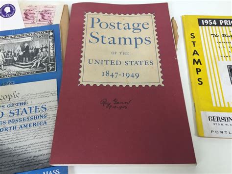 Huge Collection Of Vintage Stamp Collecting Books