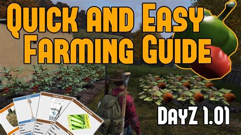 DayZ Farming Guide - Quick and Easy [DayZ 1.01] - YouTube