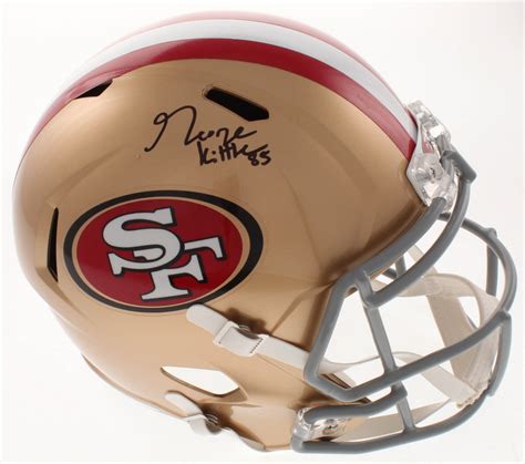 George Kittle Signed 49ers Full-Size Speed Helmet (Beckett COA ...