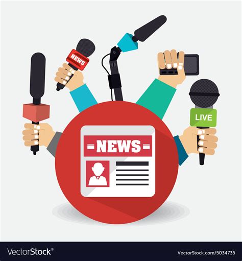 Journalism design Royalty Free Vector Image - VectorStock