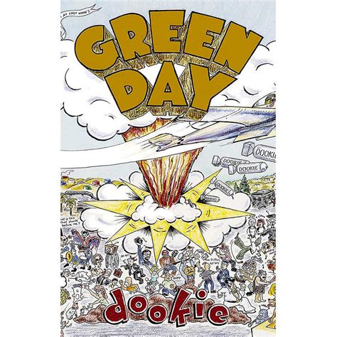 GREEN DAY - Dookie TEXTILE POSTER - Clarity Records