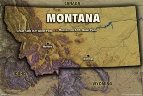 Map of Montana