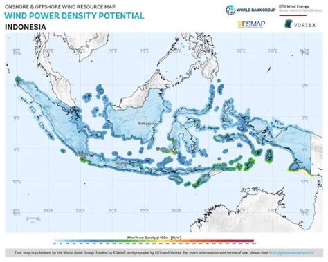 Peta Potensi Energi Angin Di Indonesia Dikeluarkan Oleh - IMAGESEE