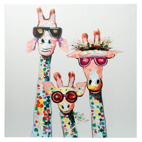 Giraffe Wearing Glasses