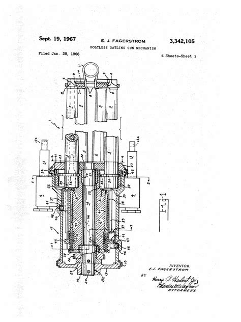 BOLTLESS GATLING GUN MECHANISM