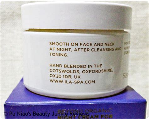 iLa Spa Night Cream Rejuvenating Skin Cells Review ~ Pu Niao's Beauty Junkie Reviews
