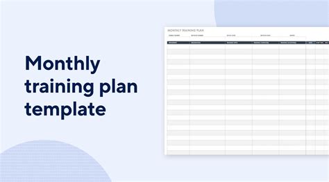 Training Schedule Template Excel