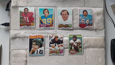 Vintage NFL Football Topps Trading Cards 1970's Lot of | Etsy