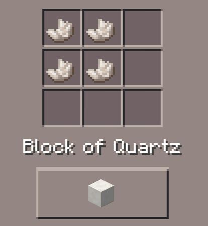 Block of Quartz: Minecraft Pocket Edition: CanTeach