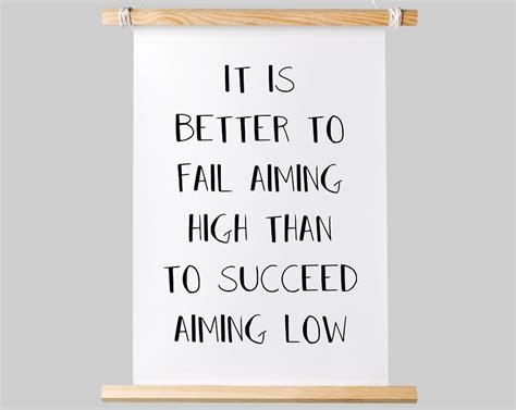 Motivation Poster Aim High Quote Quotes Prints - Etsy