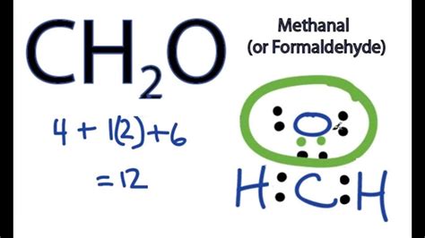 CH2O Lewis Structure - How to Draw the Dot Structure for CH2O - YouTube