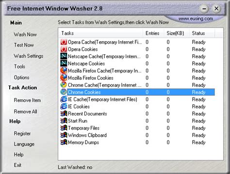 Eusing Free Internet Window Washer 3.8 free download - Software reviews, downloads, news, free ...