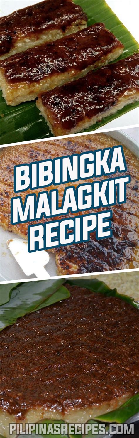 This Bibingka Malagkit Recipe is a type of Filipino Sweet Cake made of ...