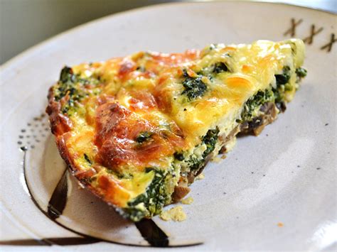 Spinach Mushroom and Feta Crustless Quiche - Budget Bytes