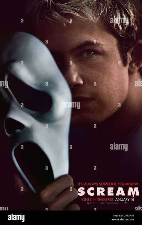 SCREAM, (aka SCREAM 5), character poster, Dylan Minnette, 2022. © Paramount Pictures / Courtesy ...