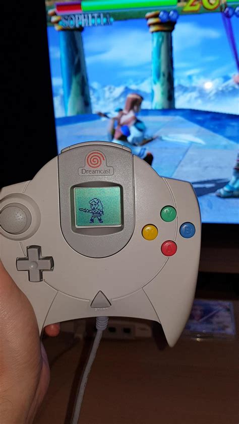 The Dreamcast's VMU was way ahead of its time. In Soulcalibur, your ...