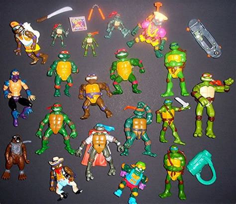 Teenage Mutant Ninja Turtles Toys Action Figure LOT 1988 1990 2000 ...