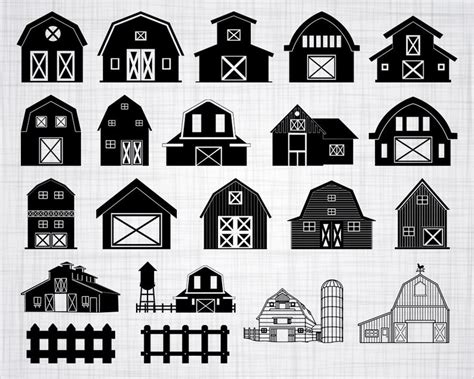 Barn Silhouette Vector at Vectorified.com | Collection of Barn ...