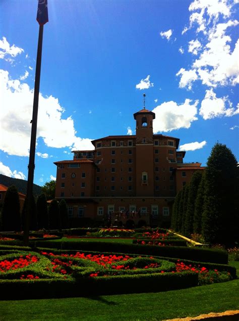 Hanging out at the Broadmoor Hotel