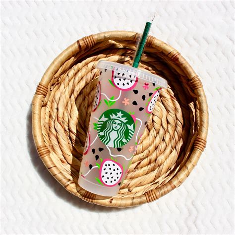 Dragon Fruit Starbucks Cup Custom Starbucks Cup Summer | Etsy