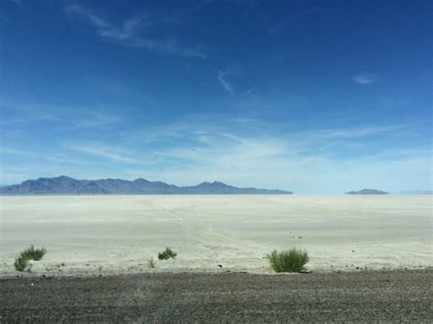 Gravel Beach: Bonneville Salt Flats