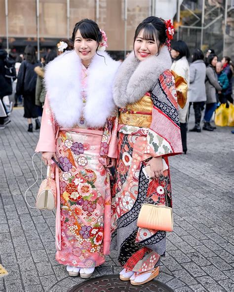 @Tokyo Fashion: Beautiful traditional Japanese furisode kimono on the ...